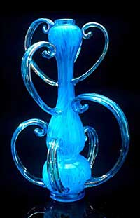 Teal Piccolo Venetian by Dale Chihuly
