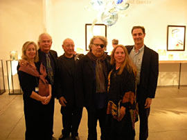 The Holsten Team at SOFA Chicago 2008 with Lino Tagliapietra and Dale Chihuly