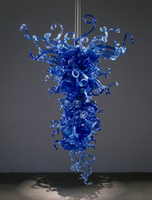 Electric Blue Chandelier by Dale Chihuly