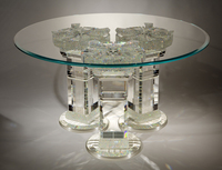 Dining room table commission for Holsten client by Jon Kuhn