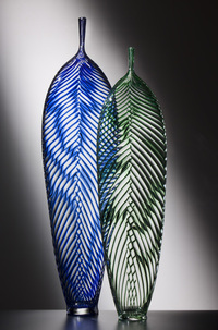 Standing Reticello Leaves by Dante Marioni