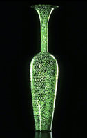 Green with White circle Mosaic by Dante Marioni