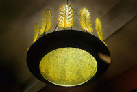 Green Leaf Chandelier by Dante Marioni