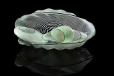 <i>Aden Green Seaform Set with Slate Lip Wraps, 2014</i> by Dale Chihuly