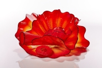 <i>Titian Persian Set with Charcoal Lip Wraps, 2016</i> by Dale Chihuly