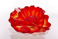 Titian Persian Set with Charcoal Lip Wraps, 2016 by Dale Chihuly