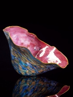 Valencia Rose Macchia with Bright Sun Lip Wrap, 2002 by Dale Chihuly