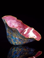 <i>Valencia Rose Macchia with Bright Sun Lip Wrap, 2002</i> by Dale Chihuly