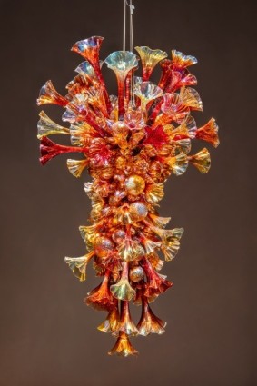 Fire Opal Chandelier, 2016