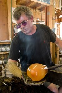 Glass Artist Peter Wright